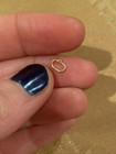 925 Sterling Silver Link Lock Jump Ring Charm Pendant Secure Holder Connector