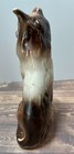 Vintage Ceramic Border Collie Dog Figurine Brazil Lassie Animal Glazed Mcm 7 