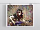 Malcolm Young Of Ac dc 16x20in Poster Malcolm Young Acdc Art Print Free Shipping