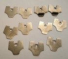 Lot Of 11 Vintage Vega Banjo Flange Plates Embossed Style  Nice Ones  2 W  Tab