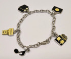 Vintage Nintendo Official Swag Promo  Dsi Ds Chain Link Bracelet W  Charms - New
