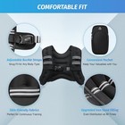 Weighted Vest  6lb 8lb 12lb 16lb 20lb 25lb 30lb Weight Vest With Reflective Stri