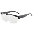 1pair Magnifying Glasses With Light 180  Led Lighted Magnifier Eyeglasses 