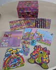 Vintage Lisa Frank Cherri Candy Girl Stationary Jewelry Box With Accessories 