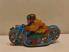 Vintage Japanese Tin Indian Motorcycle  Pre War alps friction Powered japan rare