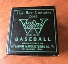 Vintage Worth Trademark Baseball Sealed In Original Box 1940s Lannum Mfng  Co 