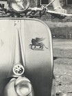 Vintage Photo Vespa Motor Scooter Motorcycle Handsome Young Man 1950 s