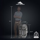 Fairlead 28in Drop Bottom Wheeled Duffel Bag With Handle mercury  open Box 