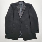 Neil Allyn 38r 32x32 Black 1btn Tuxedo Adjustable Waist Mens Jacket Pants Suit