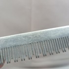 Vintage Tip Top Aluminum Rat Tail Comb Handmade In Japan Metal Hair Styling Tool