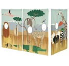 Ikea Kura 706 032 24 Kids Bed Canopy Animal Print Jungle Multicolor Panels