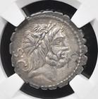 Republic Q  Antonius Balbus Ngc Xf Zeus Victory Quadriga Ancient Roman Coin 1576