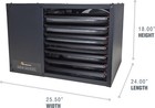  F260560 Big Maxx Mhu80ng Natural Gas Unit Heater  80 000 Btu  Black