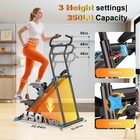 Foldable Stair Stepper Machine For Home Gym - 350lb Capacity Cardio Climber W   