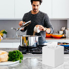 Tissue Box Cover  Square Modern Facial Acrylic Tissue Holder Napkin Dispenser Ac