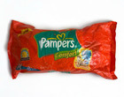 Vintage 2005 Pampers Comfort Diapers Philippines Sealed Rare Plastic Backed 