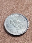 1941 British India Half Rupee Silver Coin George Vi Vintage Foreign Currency