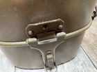 Original Polish Army Mess Kit Aluminum Military Bowler Pot Army 2 Parts Mess Tin