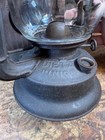 Vintage Dietz Junior Hindu Wagon Lamp   Lantern  Cracked Red Lens   Small Fill