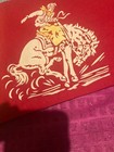 Vintage Amarillo Texas Full-size Pennant Souvenir Bucking Bronco - Fast Shipper