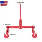2 Pack Ratchet Chain Binder Load Binder 5 16 -3 8  5400lbs For Tie Down Truck