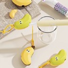 Portable Toothbrush Holder Organizer Set Of Banana Covers With Toothpaste