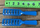 Vtg Blue Goody Usa - Travel Puse Vented Hair Brush Blue 6  Ball Tip Plastic