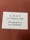 Cray At Chippewa Falls Photographs By Lee Friedlander - 1987 - 94 Pages
