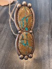 Signed Native American Vintage 60s Turquoise Sterling Ring