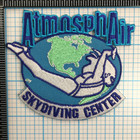 Vintage Atmosphair Skydiving Center 3 5  Iron On Patch B1