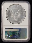 2017 Silver Eagle  1 Ngc Ms70 First Day Of Issue 12th Engraver John Mercanti
