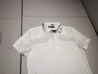 J Lindeberg Shirt Men s Small Reg Golf White Black Kv Tx Performance Polyester