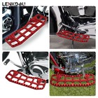 Red Floorboard Shifter Foot Pegs Kit For Harley Touring Road King Glide 1988-