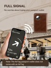Passport Holder With Airtag Slot  Passport Case With Rfid Blocking For Women    