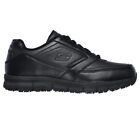 Skechers Work Black Women Shoe Wide Fit Memory Foam Comfort Slip Resistant 77235