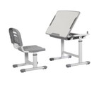 Kids To Teens Study Desk And Chair Set Adjustable Height With Storage Drawer