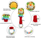 Baby Soft Rattle holding Baby Toys  Cute Stuffed Animals Toys With Sound  Suitab