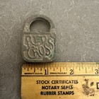 Lot Of 17 Vintage American Red Cross Pins  Tab Buttons Stick Pins Enamel Padlock
