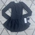 Mondor Girls Ladies Figure Skating Dress - Ice Skating Black Sz 12-14 Nwt