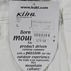 Kuhl Mens Wunderer Ls Long Sleeve Button Up Shirt Cream L Lightweight