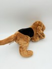 Animal Alley Hound Dog Plush Floppy Brown Hunting Puppy Brown Black Stuffed Vtg
