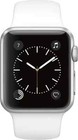 Apple Watch Series 1 38mm Case Silver Aluminum Sport Band White