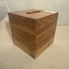 Wooden Tissue Box Cover Square - Acacia Wood Tissue Square Box Holder