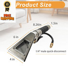 Extractors Upholstery Detailing Tool With Viewing Window auto Detailing Black 