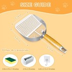 Stainless Steel Litter Scoop  Kitty Litter Scooper  Metal Cat Litter Scoop  K   
