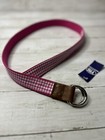 Yri Pink Gingham Womens Golf Belt D Ring Size Xs Ryder Cup 2016 Nwt