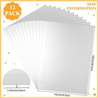 Jingmore 12 Pcs Half Sheet Rectangle Cake Drum Board 14 X 19 Inch  White 