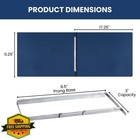 11x17 Blue Pressboard Presentation Binder  3  Prong Fastener