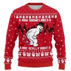 Funny Snowman Ugly Christmas Sweater Holiday Humor Unisex - Ugly Sweatshirt