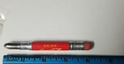 Vintage Drink Coca-cola Red And Yellow Bullet Pencil Nrmt Condition